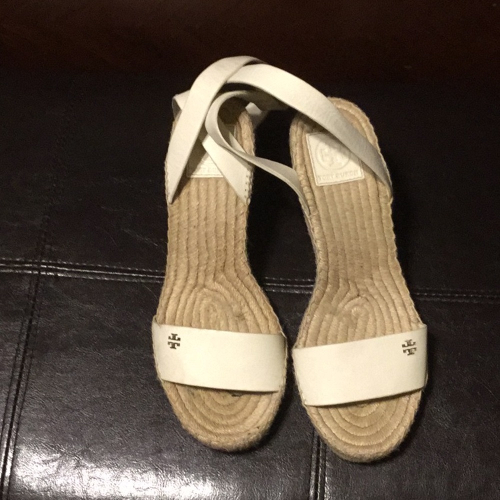 Tory Burch ankle wrap espadrilles
